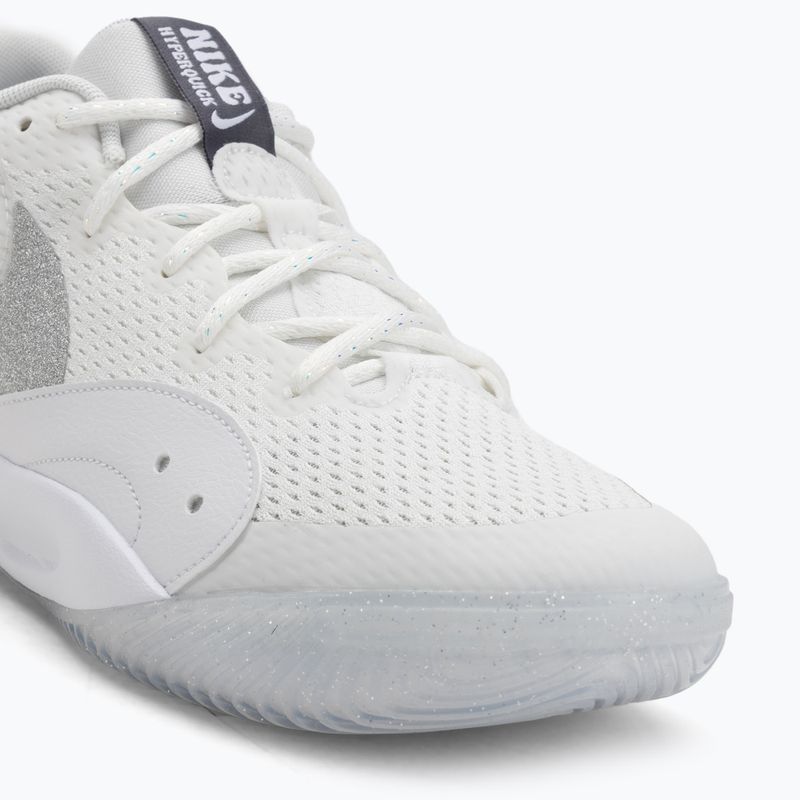 Női röplabdacipő Nike Hyperquick Court Flight SE smmit fehér/metál ezüst/tiszta platina 7