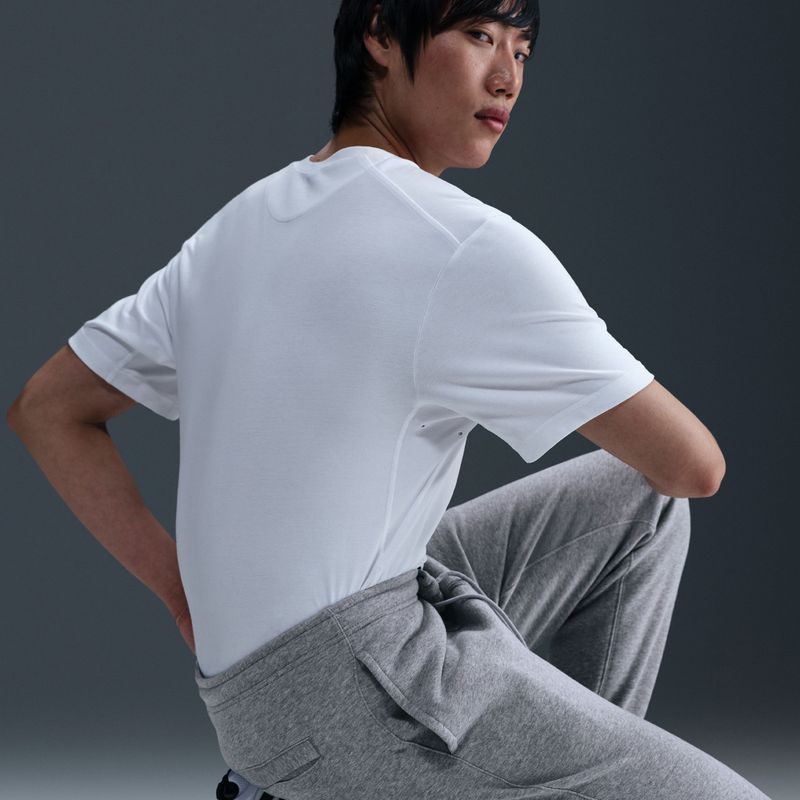 Férfi nadrág Nike Club Jogger dark grey heather/light smoke grey/white 5