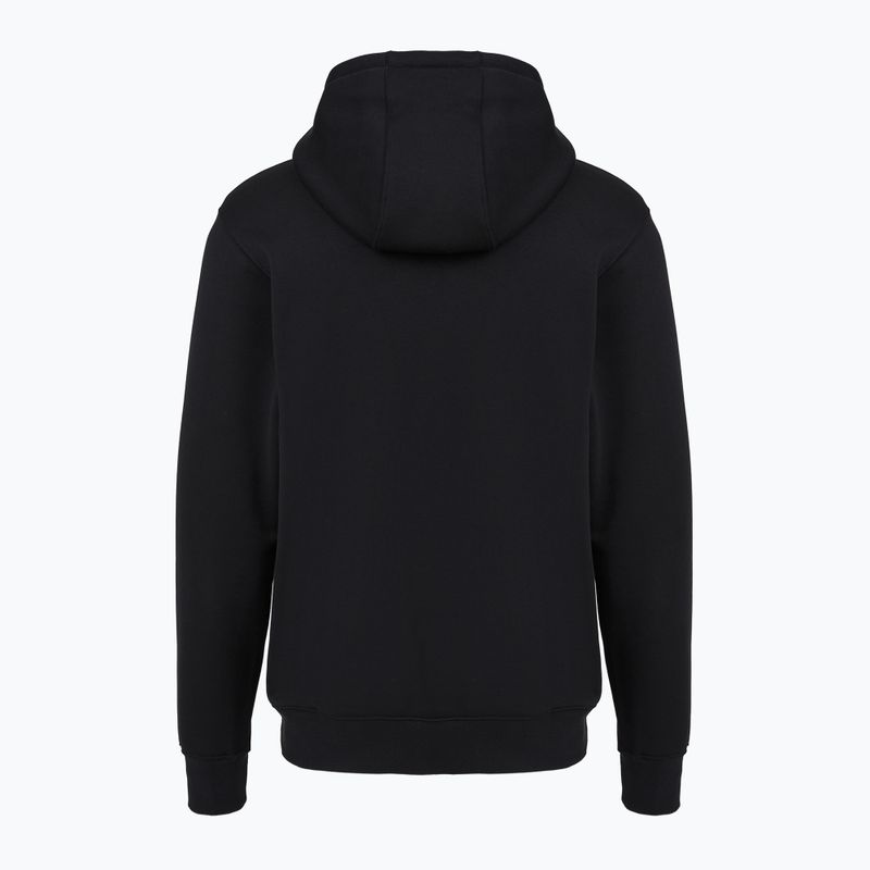 Férfi kapucnis pulóver Nike Club Pullover Hoodie black/black/white 7