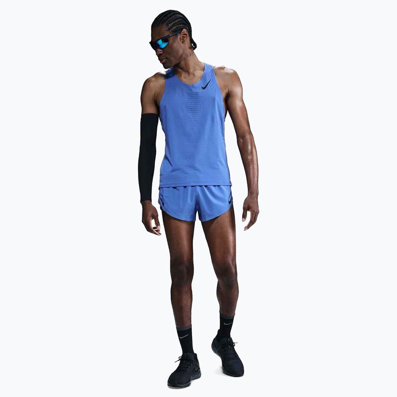 Férfi Nike AeroSwift Dri-Fit ADV futópóló üstököskék / fekete 2