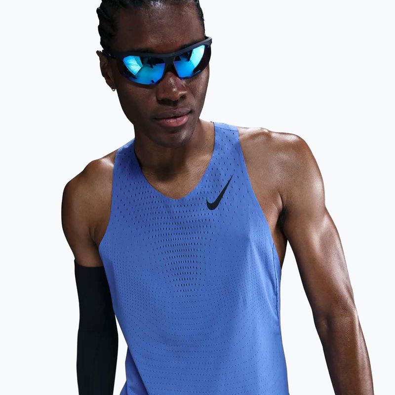 Férfi Nike AeroSwift Dri-Fit ADV futópóló üstököskék / fekete 4