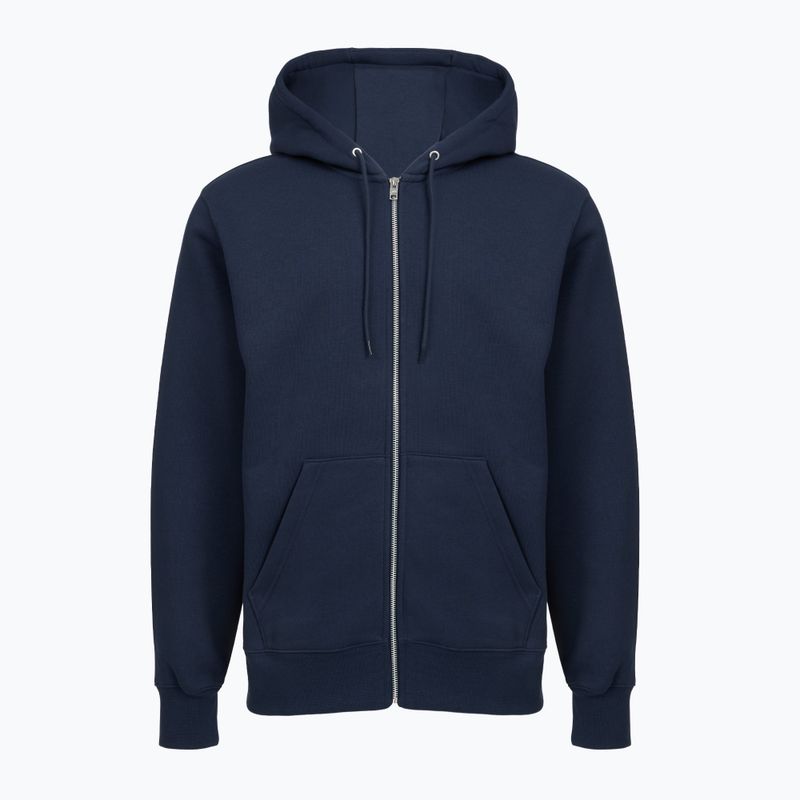 Férfi Nike Club teljes cipzáras kapucnis pulóver obszidián/obszidián/fehér 6