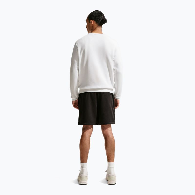 Férfi pulóver Nike Club Fleece Crew white/black 3