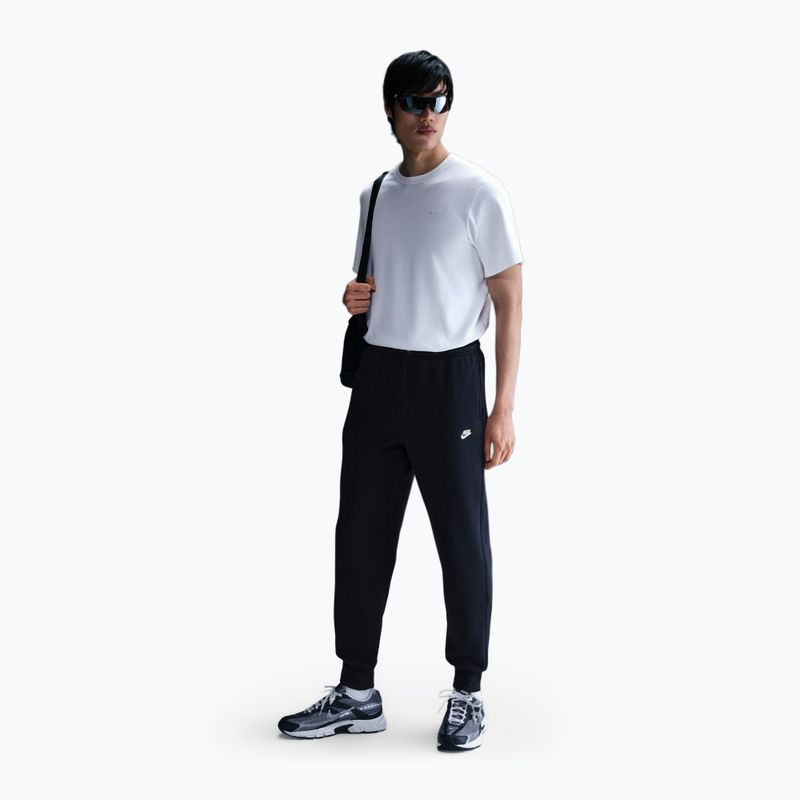 Férfi nadrág Nike Club Jogger obsidian/obsidian/white 2