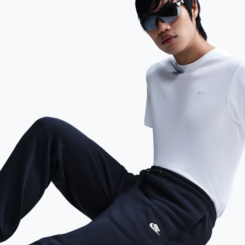 Férfi nadrág Nike Club Jogger obsidian/obsidian/white 4