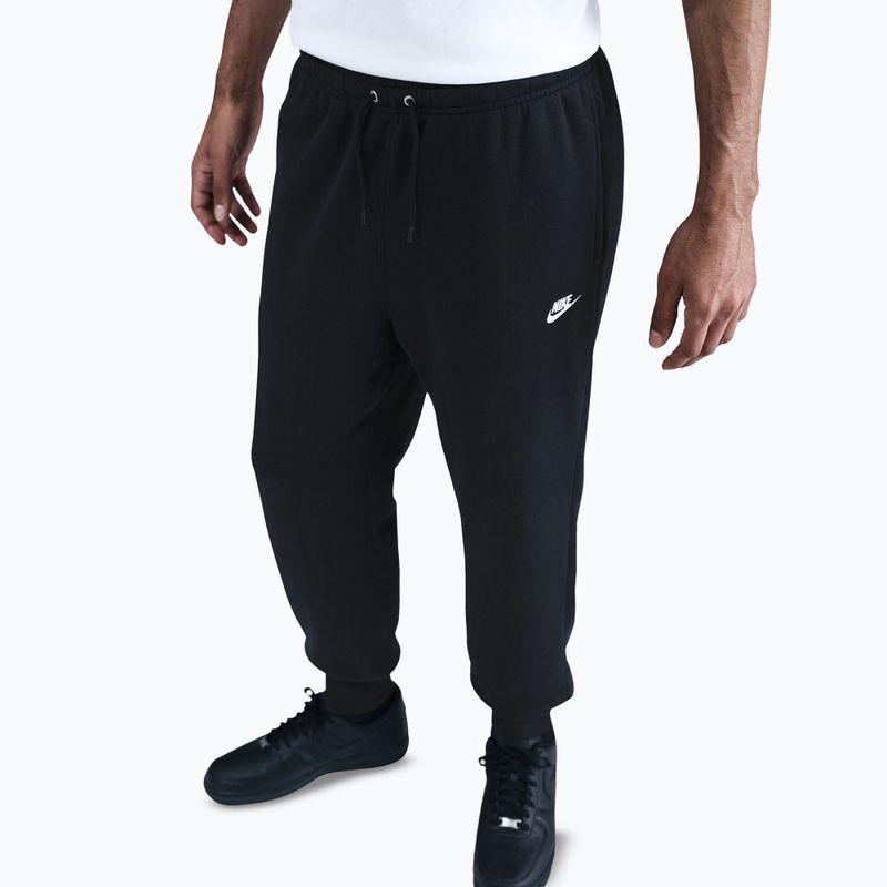Férfi nadrág Nike Club Jogger black/black/white