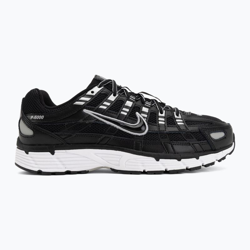 Férfi cipők Nike P-6000 black/white/metallic silver/black 2