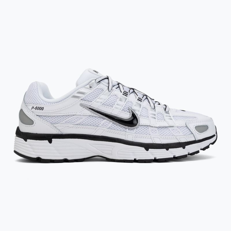 Férfi cipők Nike P-6000 white/metallic silver/black/black 2
