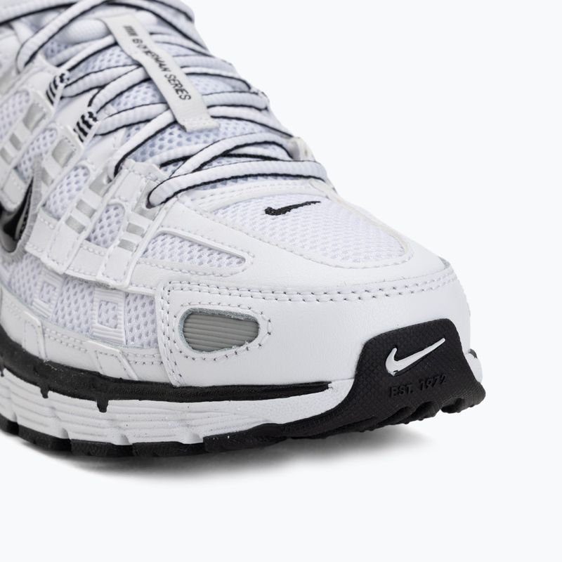 Férfi cipők Nike P-6000 white/metallic silver/black/black 7