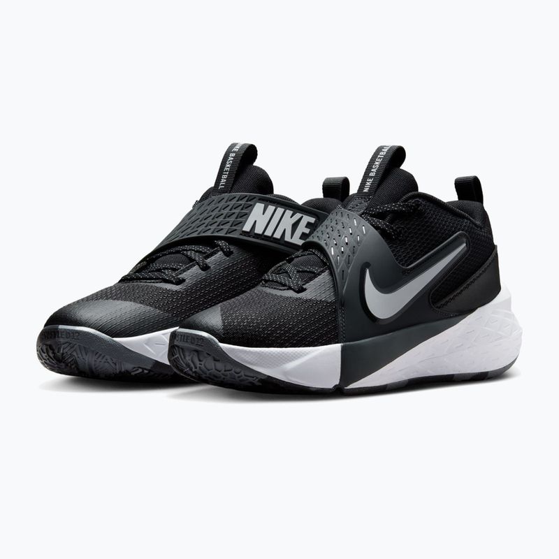 Gyerekcipők Nike Team Hustle D 12 black/anthracite/white 3