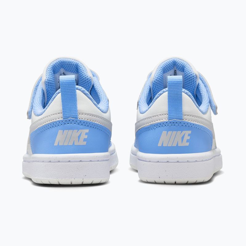 Gyerekcipők Nike Court Borough Low Recraft summit white/cobalt pulse/vast grey 4