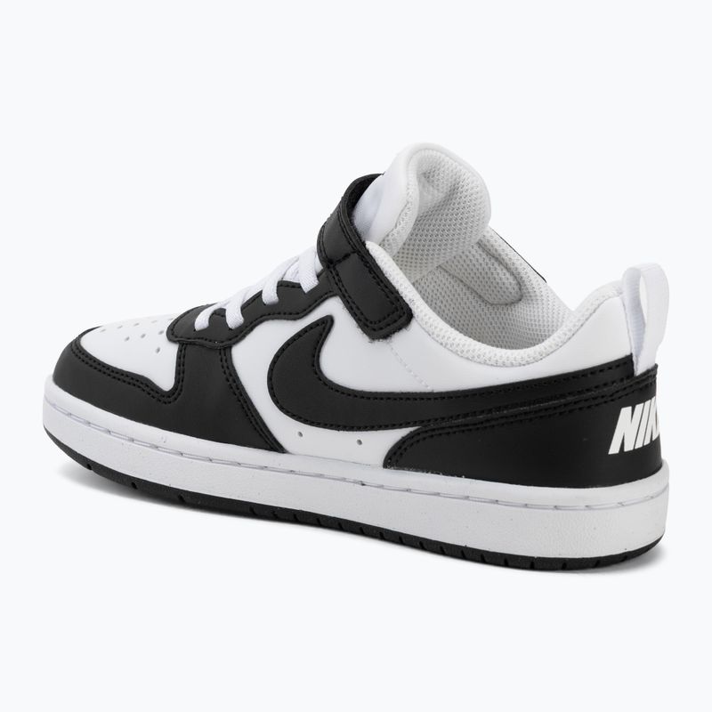 Gyermekcipő Nike Court Borough Low Recraft white/black 3
