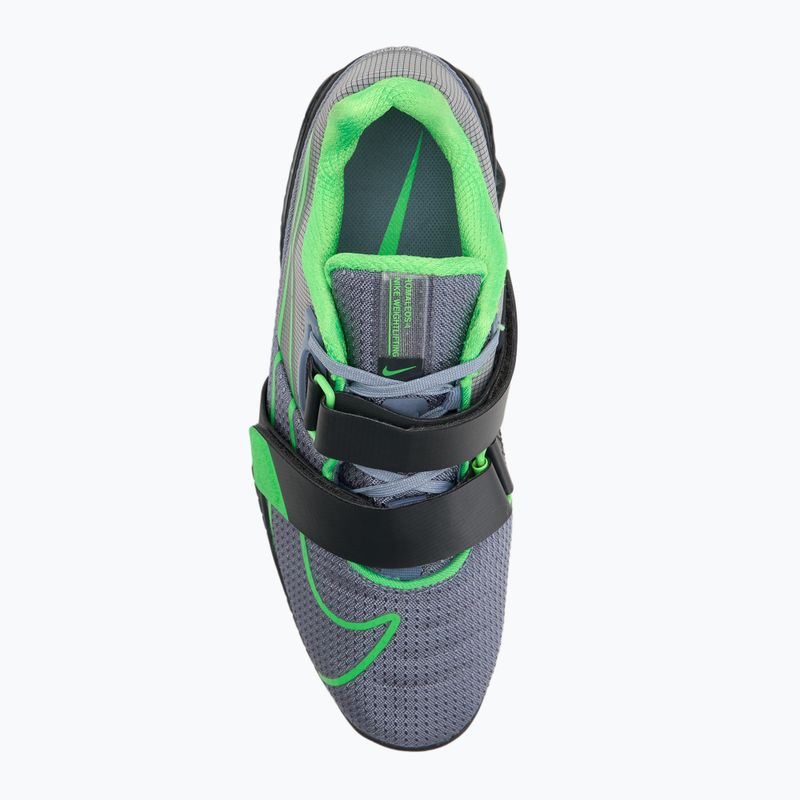 Nike Romaleos 4 hamuszürke pala / zöld sztrájk / antracit súlyemelő cipő 5