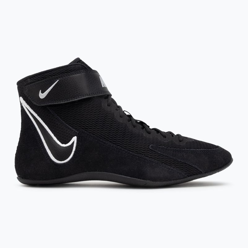 Nike Speedsweep VIII birkózócipő fekete/fehér/fekete/fekete/farkasszürke 2