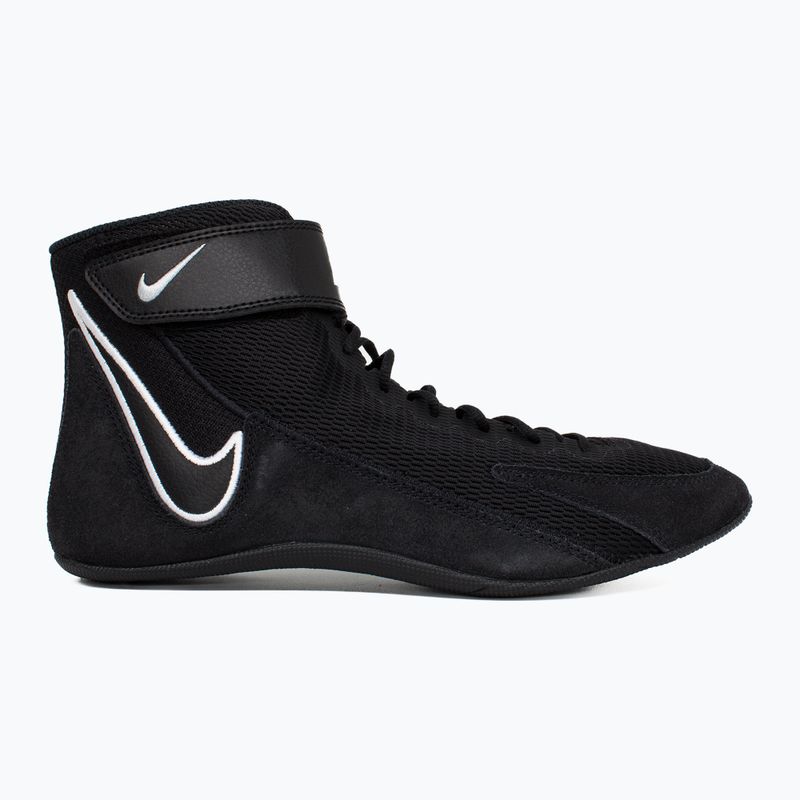 Nike Speedsweep VIII birkózócipő fekete/fehér/fekete/fekete/farkasszürke
