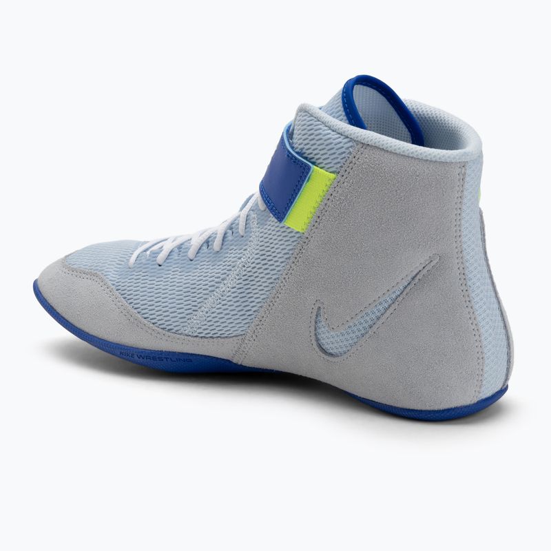 Nike Speedsweep VIII birkózócipő kék tint/hyper royal/lime blast/fehér 3