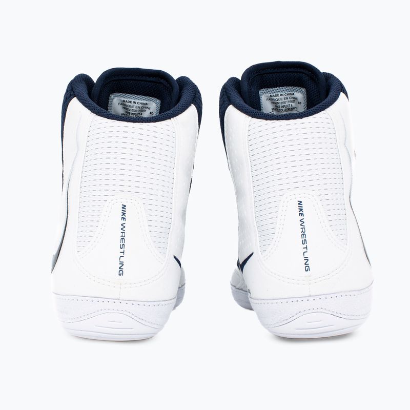 Nike Inflict 4 fehér/tengerészkék birkózócipő 4