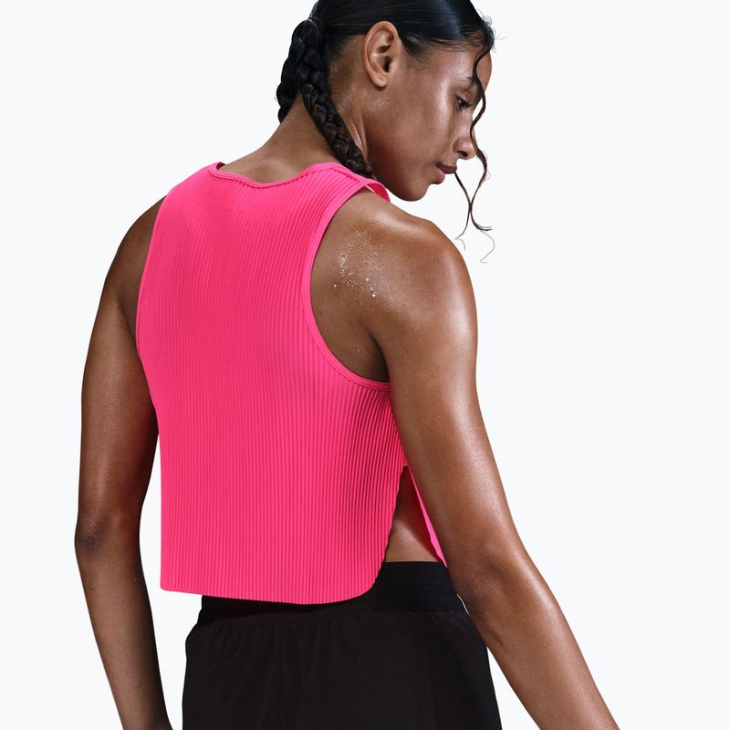 Női futó póló Nike AeroSwift hyper pink/black 5