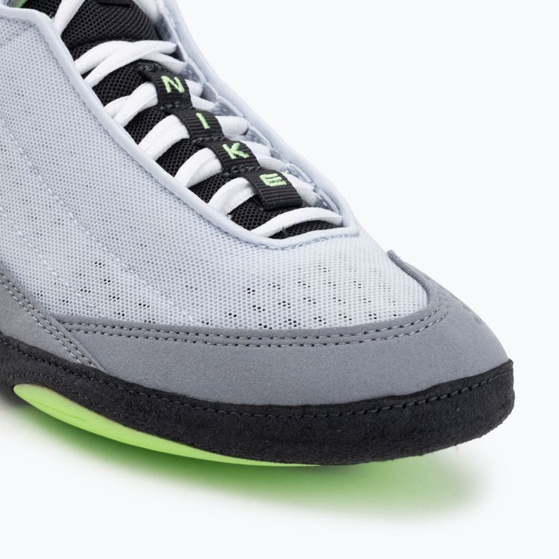 Nike Inflict 4 labdarúgó birkózócipő szürke/lime blast/antracit/fehér 7