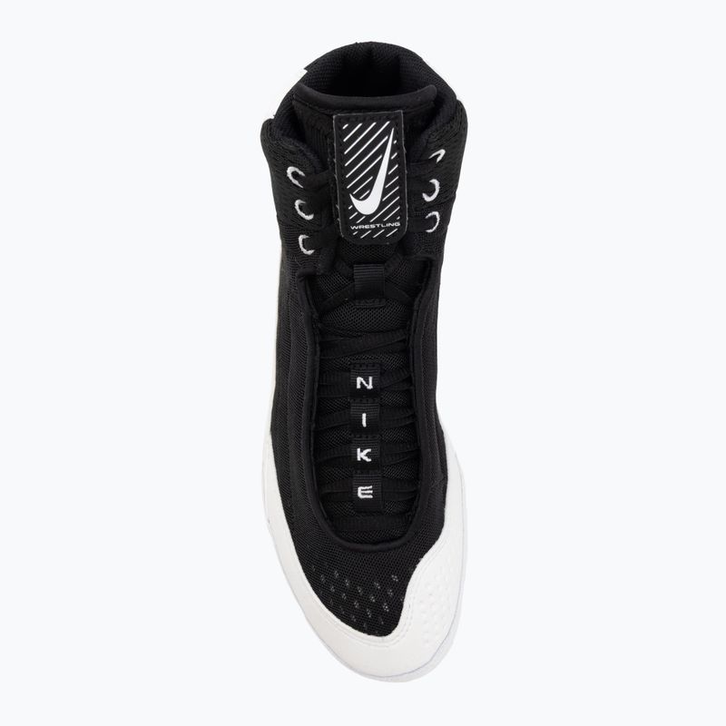 Nike Inflict 4 fekete/fehér/farkas szürke birkózócipő 5