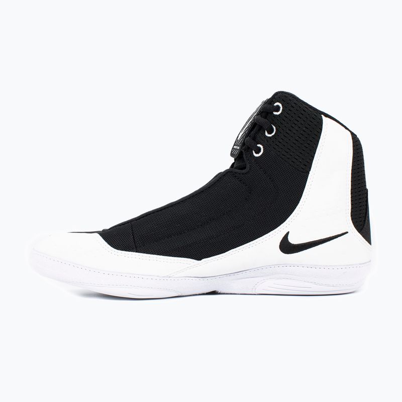 Nike Inflict 4 fekete/fehér/farkas szürke birkózócipő 2