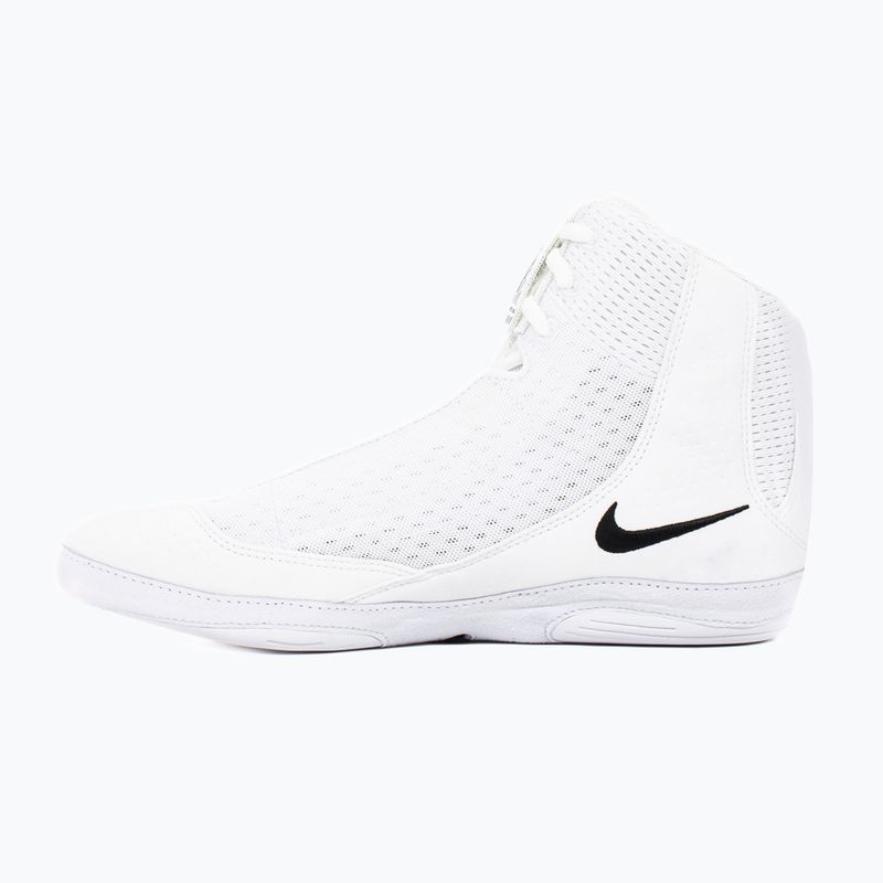Nike Inflict 4 fehér/fekete/fehér birkózócipő 2