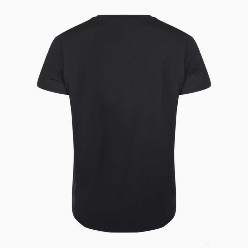 Női edzőpóló Nike One Classic Dri-Fit fekete/fehér 8