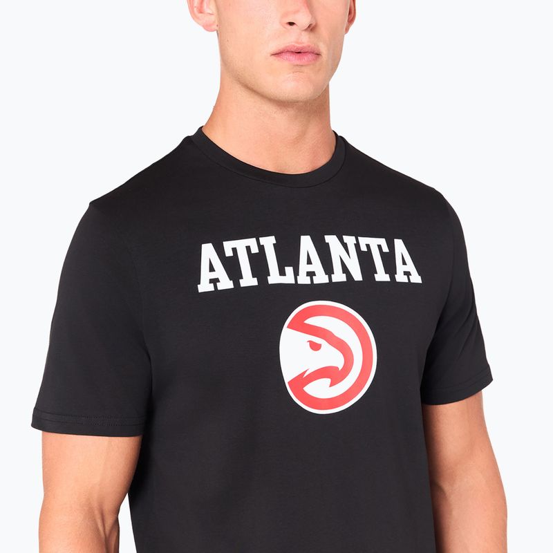 Férfi New Era NOS NBA Regular Atlanta Hawks póló fekete 5