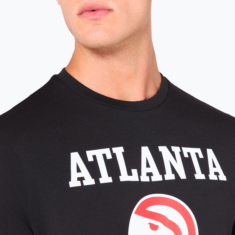 Férfi New Era NOS NBA Regular Atlanta Hawks póló fekete 6