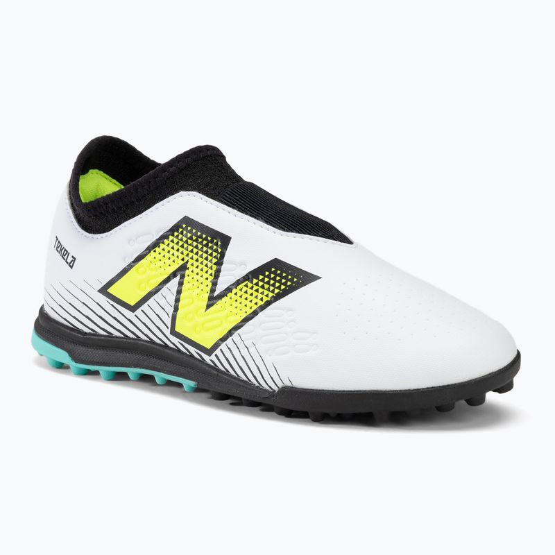 Gyermek futballcipő New Balance Tekela Magique V4+ TF fehér