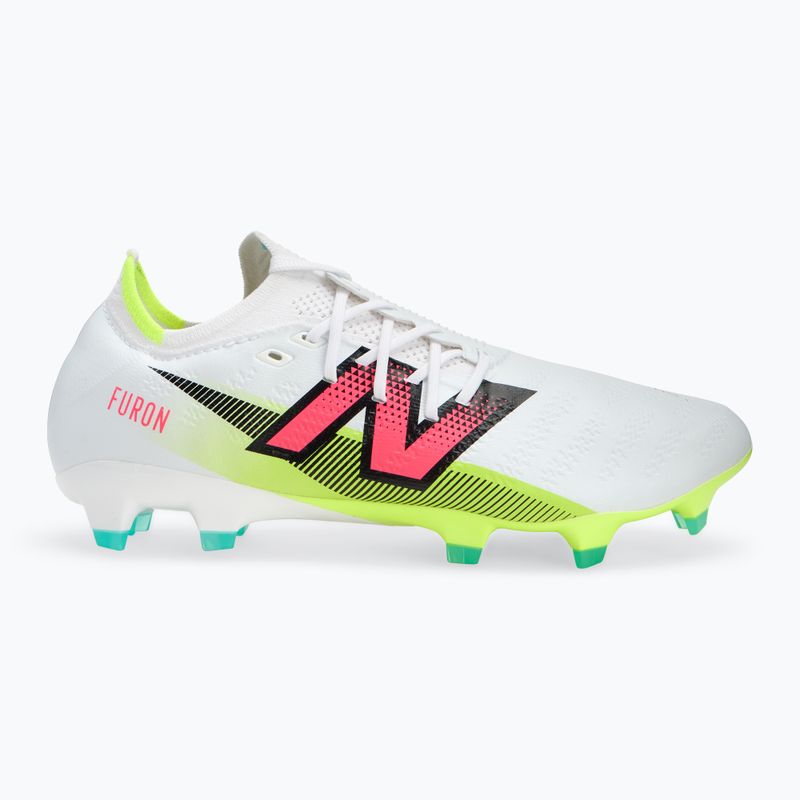 Férfi futballcipők New Balance Furon Pro V7+ FG fehér 2