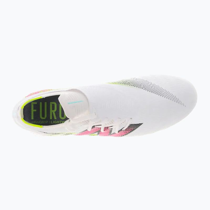 Férfi futballcipők New Balance Furon Pro V7+ FG fehér 12