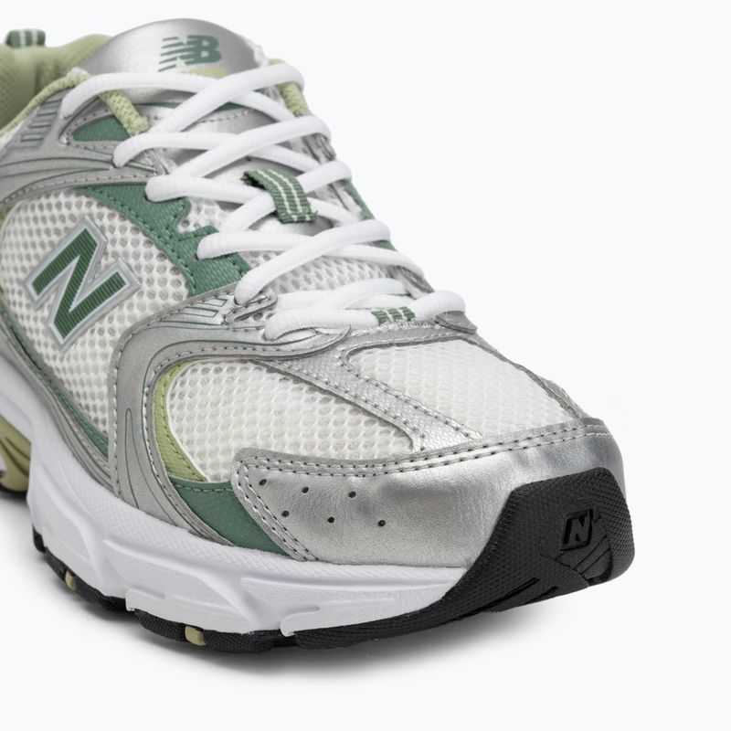 New Balance 530-as ezüst metál/mályvazöld cipő 7