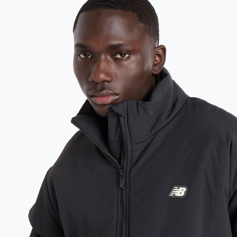 Férfi bélelt dzseki New Balance Hoops Puffer black 4
