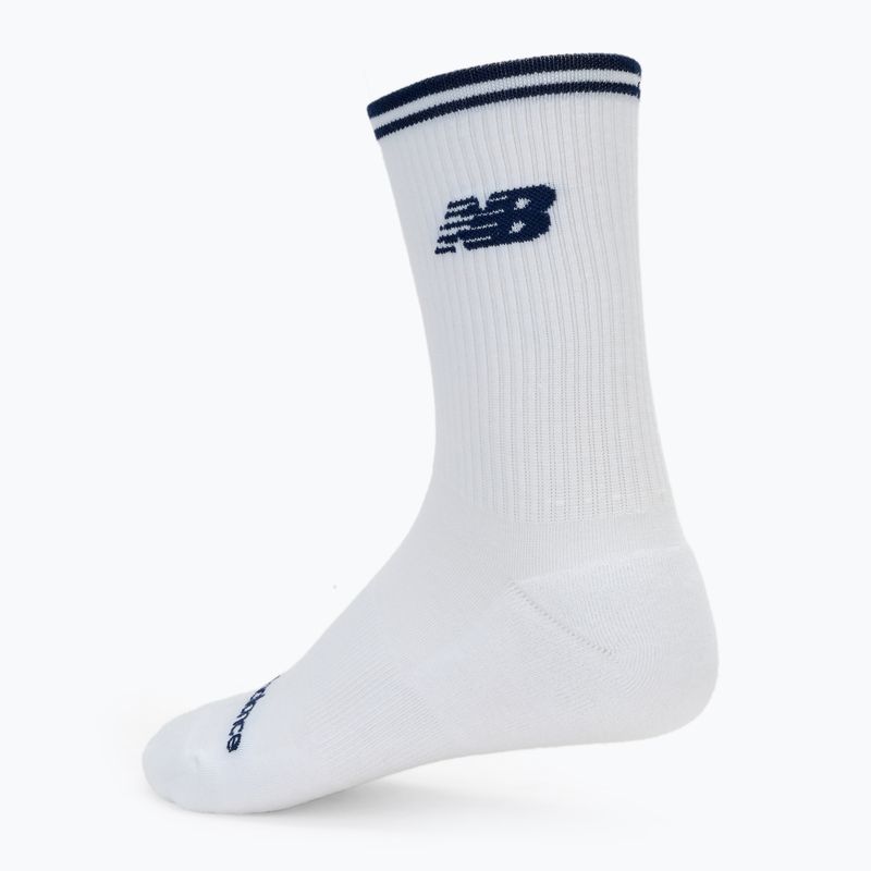 Zokni New Balance Running Stripe Midcalf 2 pár white 2