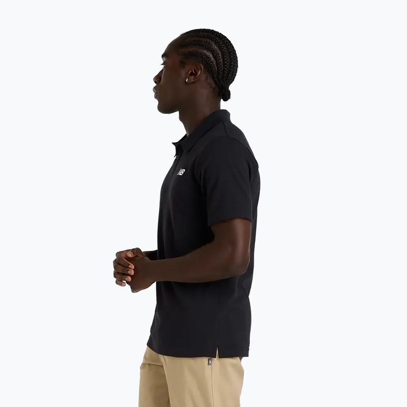 Férfi New Balance Jersey Polo fekete 3