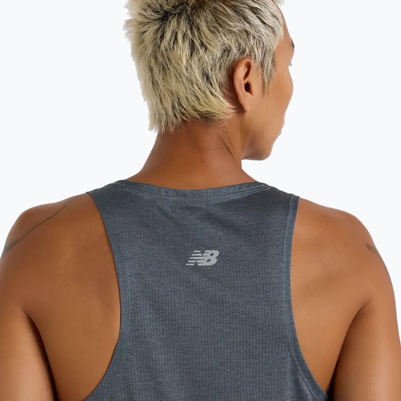 Férfi New Balance Athletics Fényvisszaverő grafit futó felső 5