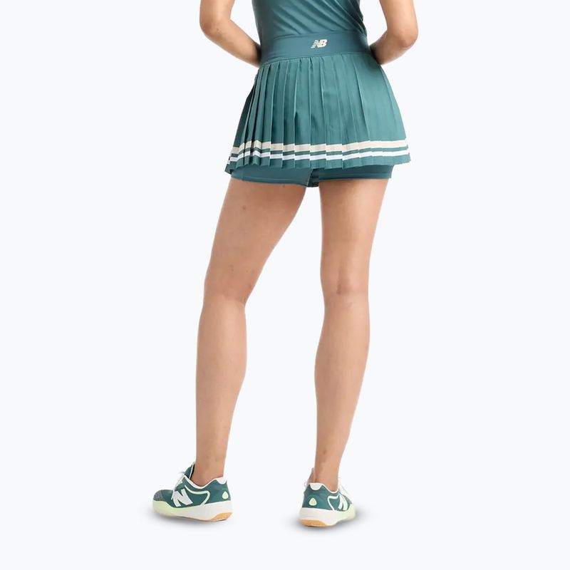Női teniszszoknya New Balance Tournament Novelty W új lucfenyő 3