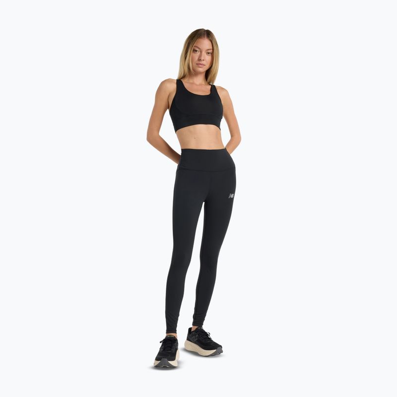 Női futó leggings New Balance Harmony High Rise fekete 2