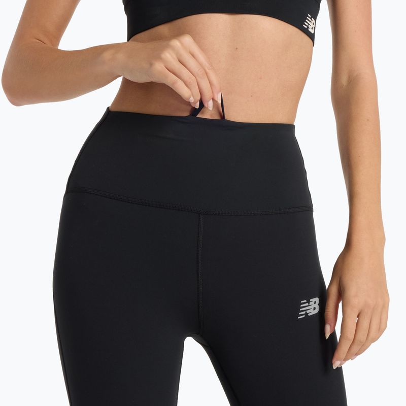 Női futó leggings New Balance Harmony High Rise fekete 6