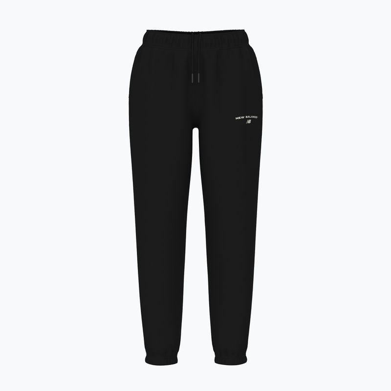 Női New Balance Reimagined Fleece Jogger nadrág fekete