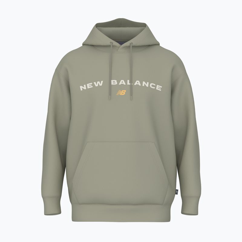Férfi New Balance Reimagine Fleece Hraphic Hoody olivine melegítőfelső