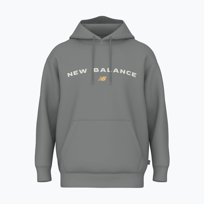 Férfi New Balance Reimagine Fleece Hraphic Hoody slategrey pulóverek