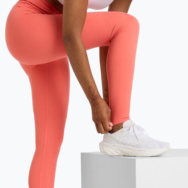 Női New Balance Harmony High Rise driftred futó leggings 6