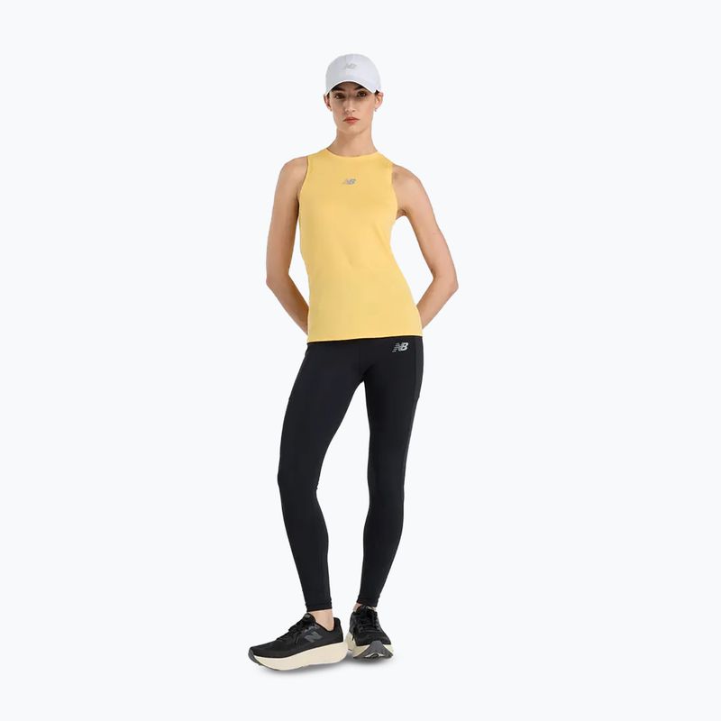 Női New Balance Jacquard Slim Tank futófelső clementine színben 2