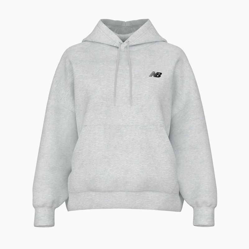 Női New Balance Reimagine Fleece kapucnis pulóver ashheath