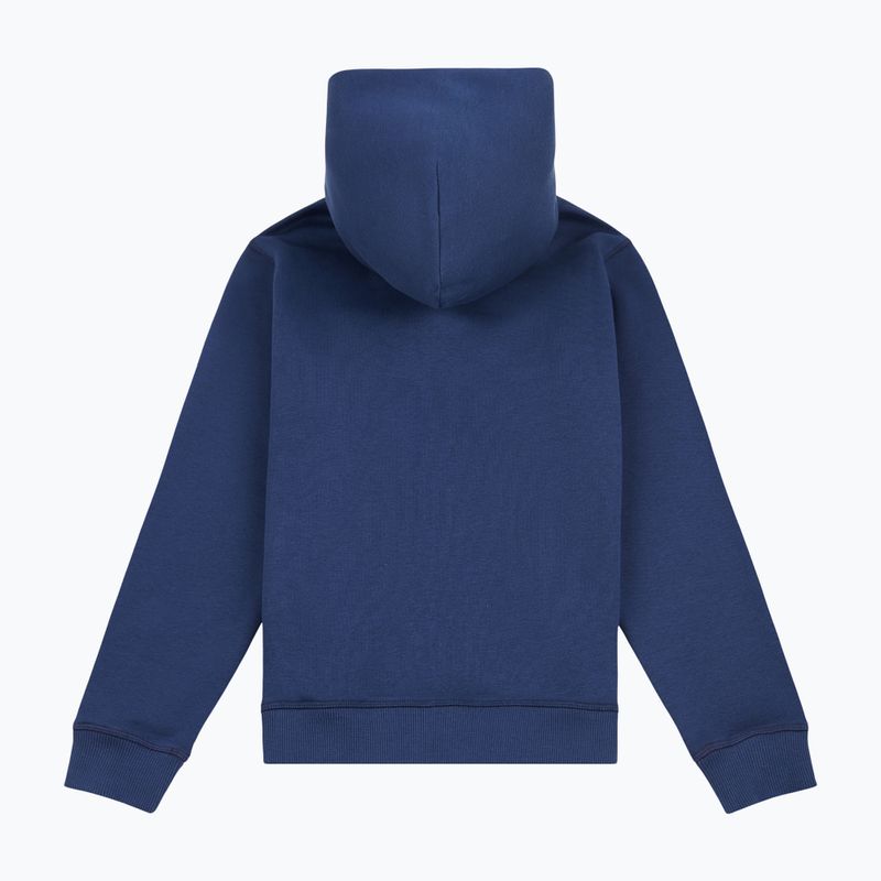 Gyerek pulóver New Balance Brush Back Small Logo Full Zip Hoodie nb navy 2