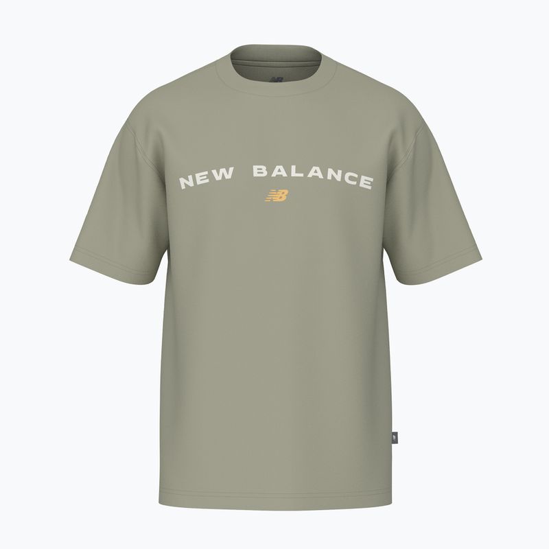 Férfi New Balance Reimagined grafikus póló olivine