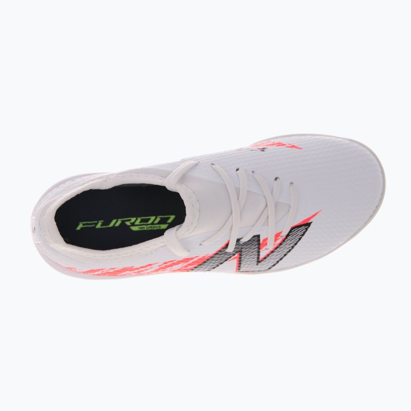 Gyermek futballcipő New Balance Furon Team V8 Jr TF fehér 11