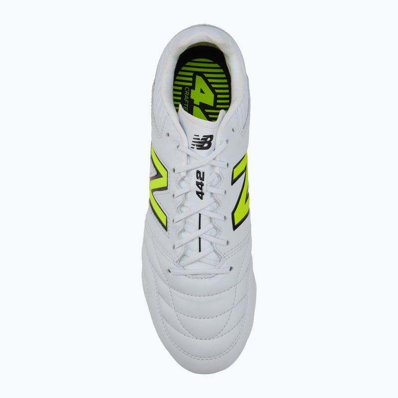 Férfi futballcipő New Balance 442 Pro V2 FG fehér 5